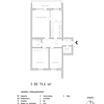 Rent 3 rooms apartment of 75 m² in Gävle