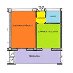 Rent 2 bedroom apartment of 42 m² in Roma