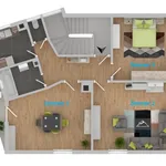 Miete 1 Schlafzimmer wohnung von 18 m² in Stuttgart
