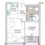 Miete 2 Schlafzimmer wohnung von 41 m² in Scheßlitz