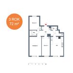 Rent 3 rooms apartment of 72 m², in Eskilstuna - Nyfors