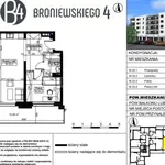 Rent 2 bedroom apartment of 56 m² in Piotrków Trybunalski