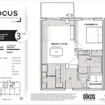 3 bedroom apartment of 731 sq. ft in Lévis