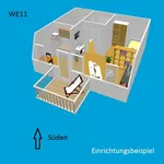 Miete 1 Schlafzimmer wohnung von 3069 m² in Gotha