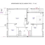 Appartement de 71 m² avec 3 chambre(s) en location à Sainte-Gemmes-Sur-Loire