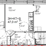 Rent 3 bedroom apartment of 47 m² in saarijärventie