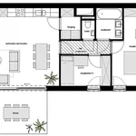  appartement avec 2 chambre(s) en location à Hamme (9220)