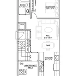 1 bedroom apartment of 699 sq. ft in 165