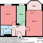 Miete 2 Schlafzimmer wohnung von 62 m² in Witten