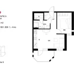 Rent 2 bedroom apartment of 42 m² in Vantaa