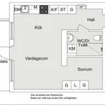 Rent 1 rooms apartment of 38 m² in Stockholm