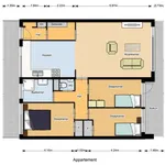 Huur 4 slaapkamer appartement van 94 m² in Delft