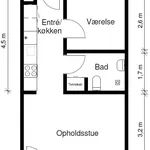 Rent 2 bedroom apartment of 50 m² in Aalborg