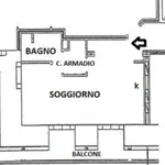 Rent 1 bedroom apartment of 51 m² in San Giuliano Milanese