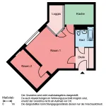 Rent 2 bedroom apartment of 54 m² in Witten