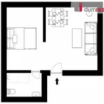 Pronájem bytu 1+kk 24m²