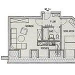 Miete 2 Schlafzimmer wohnung von 43 m² in Chemnitz