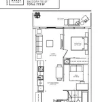 Appartement de 775 m² avec 1 chambre(s) en location à Toronto (Waterfront Communities)