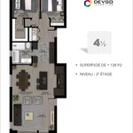 Appartement de 1130 m² avec 4 chambre(s) en location à Sherbrooke