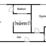 Rent 2 bedroom apartment of 45 m² in Krakow