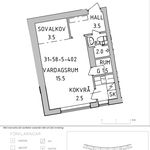 Hyr ett 1-rums lägenhet på 30 m² i Storskogen