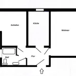 Rent 2 bedroom apartment of 68 m² in Kirchberg