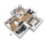 Hyr ett 2-rums lägenhet på 58 m² i Falkenberg