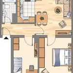 Miete 2 Schlafzimmer wohnung von 52 m² in Dortmund