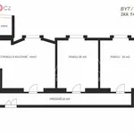 Pronajměte si 3 ložnic/e byt o rozloze 141 m² v Praha