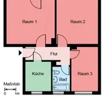 Miete 3 Schlafzimmer wohnung von 61 m² in Castrop-Rauxel