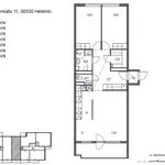 Vuokraa 3 makuuhuoneen asunto, 78 m² paikassa Helsinki