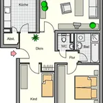 Miete 3 Schlafzimmer wohnung von 90 m² in Monheim