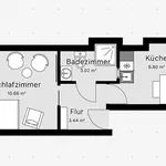 Rent 1 bedroom apartment of 32 m² in Saarbrücken