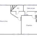 Appartement de 32 m² avec 2 chambre(s) en location à Montrichard Val de Cher