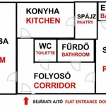 Rent 2 bedroom apartment of 47 m² in Szeged