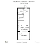 Rent 1 bedroom apartment of 33 m² in Kerava