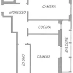 Affitto 3 camera appartamento di 65 m² in Milan