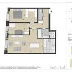 Appartement de 90 m² avec 2 chambre(s) en location à brussels