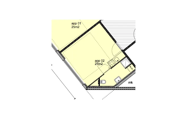 Studio van 25 m² in Pastorieklamp West