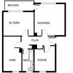 Rent 3 bedroom apartment of 67 m² in Gelsenkirchen