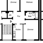 Rent 4 bedroom apartment of 74 m² in Moers