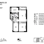 Vuokraa 3 makuuhuoneen asunto, 70 m² paikassa Lahti