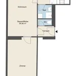 Miete 2 Schlafzimmer wohnung von 55 m² in Vienna