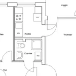 Miete 1 Schlafzimmer wohnung von 41 m² in Brunswick