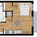 2 bedroom apartment of 462 sq. ft in Sherbrooke