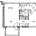 Vuokraa 2 makuuhuoneen asunto, 44 m² paikassa Nurmijarvi