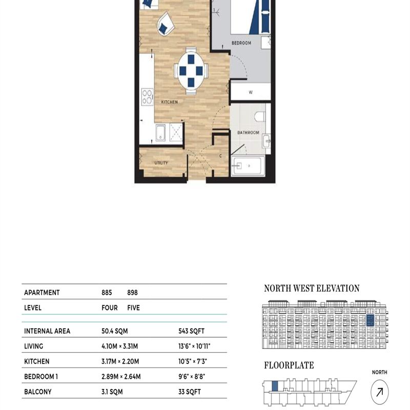 1 bedroom property to let Fairwater