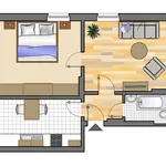 Miete 2 Schlafzimmer wohnung von 49 m² in Marl