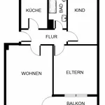 Miete 3 Schlafzimmer wohnung von 59 m² in Gelsenkirchen