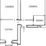 Rent 3 bedroom apartment of 68 m² in Torino